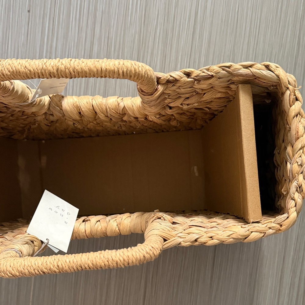 a new day Tan Woven Tote Bag - Picture 4 of 4